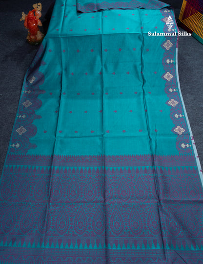 Light Violet Semi Tussar Fancy Saree With Fancy Border