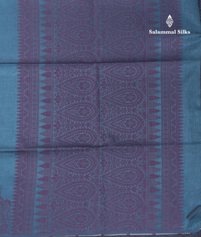 Light Violet Semi Tussar Fancy Saree With Fancy Border