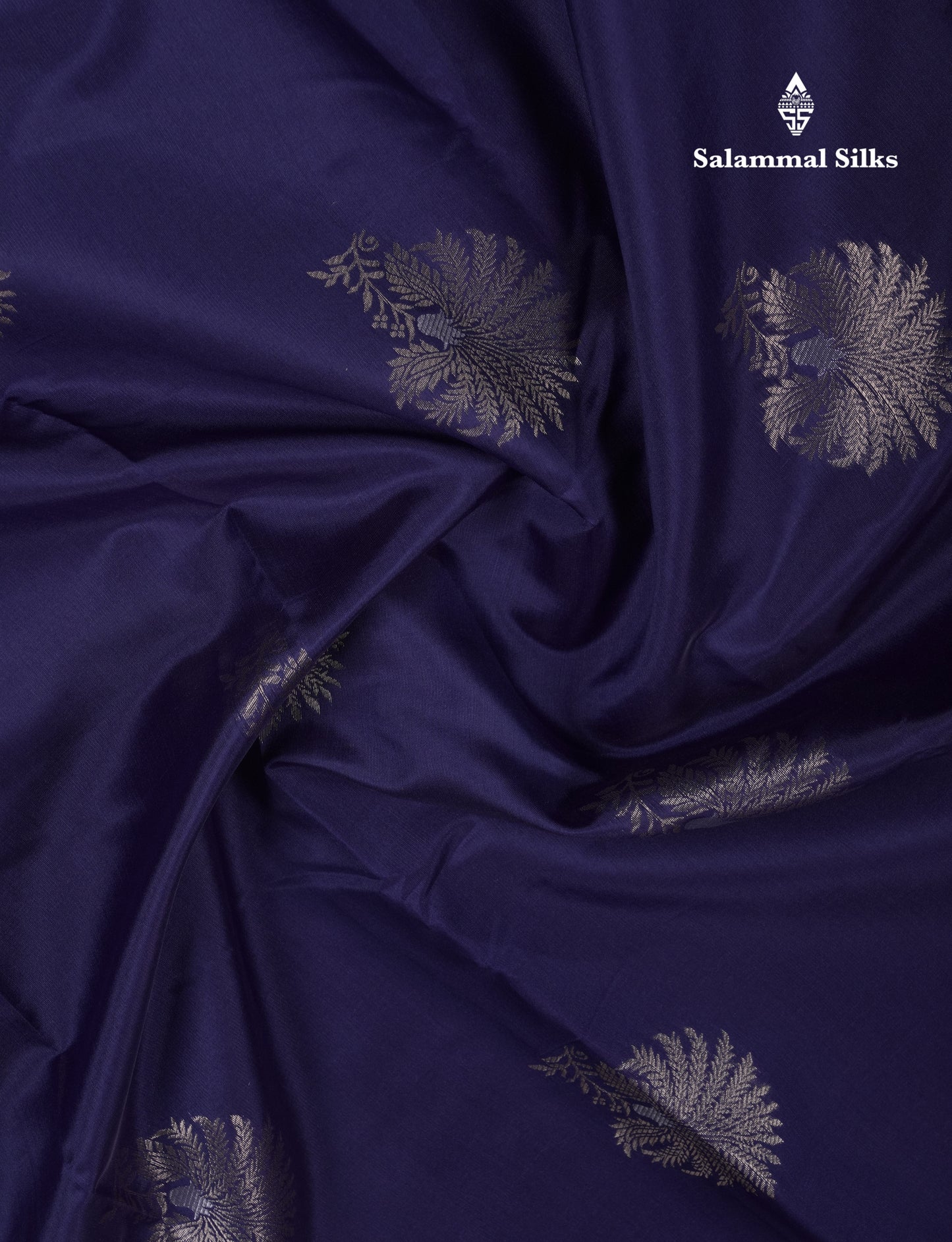 Beautiful Sapphire Blue Semi Silk Saree With Contrast Manthulir Green Fancy Border