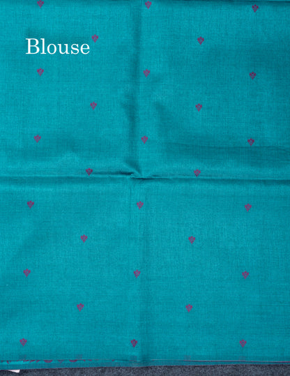 Light Violet Semi Tussar Fancy Saree With Fancy Border