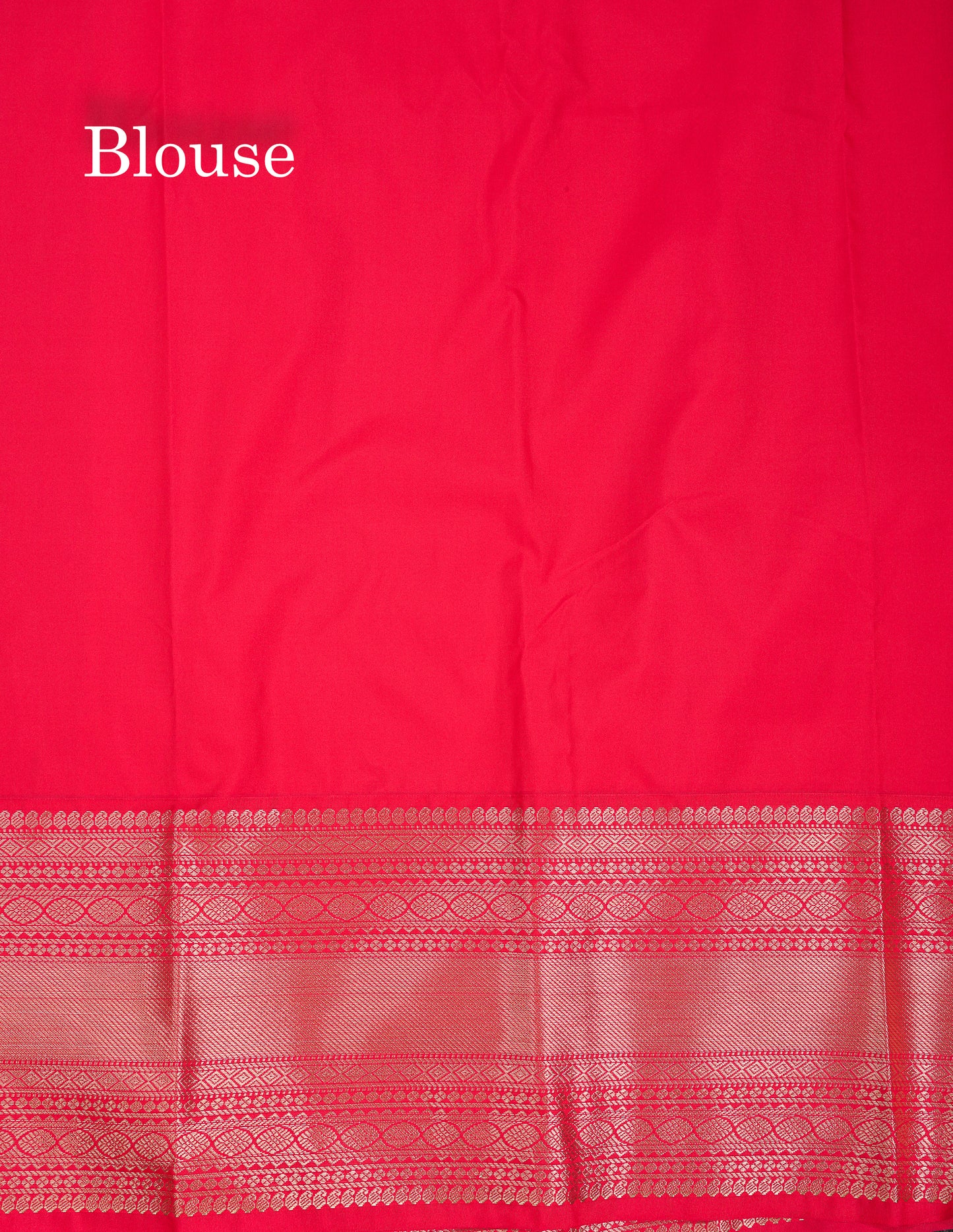 Beautiful Ramar Blue Semi Silk Saree With Contrast Chilly Red Traditional Evening Morning Border