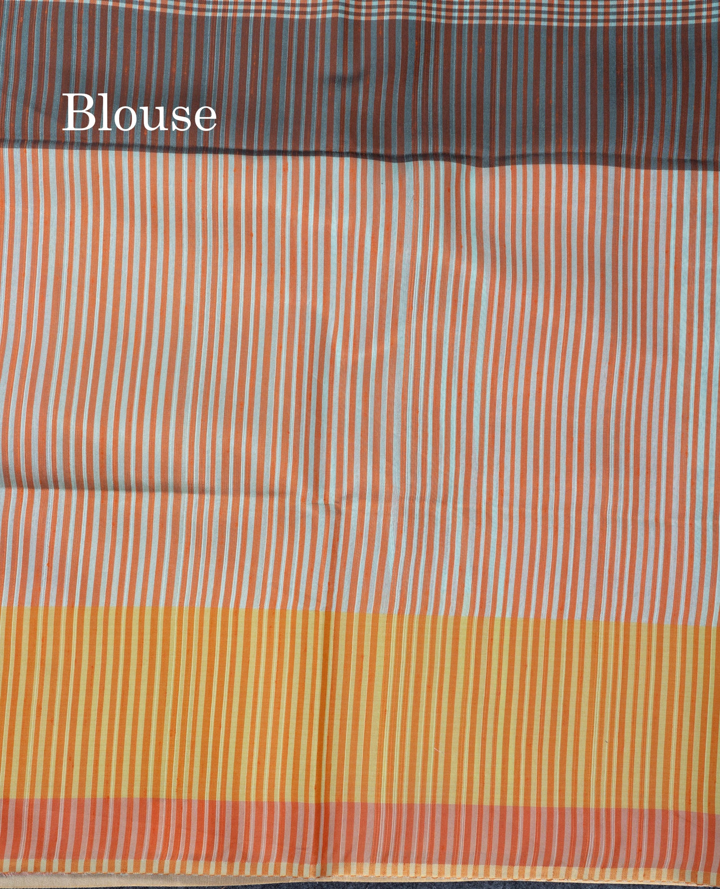Multicolour Semi Tussar Fancy Saree With Blouse