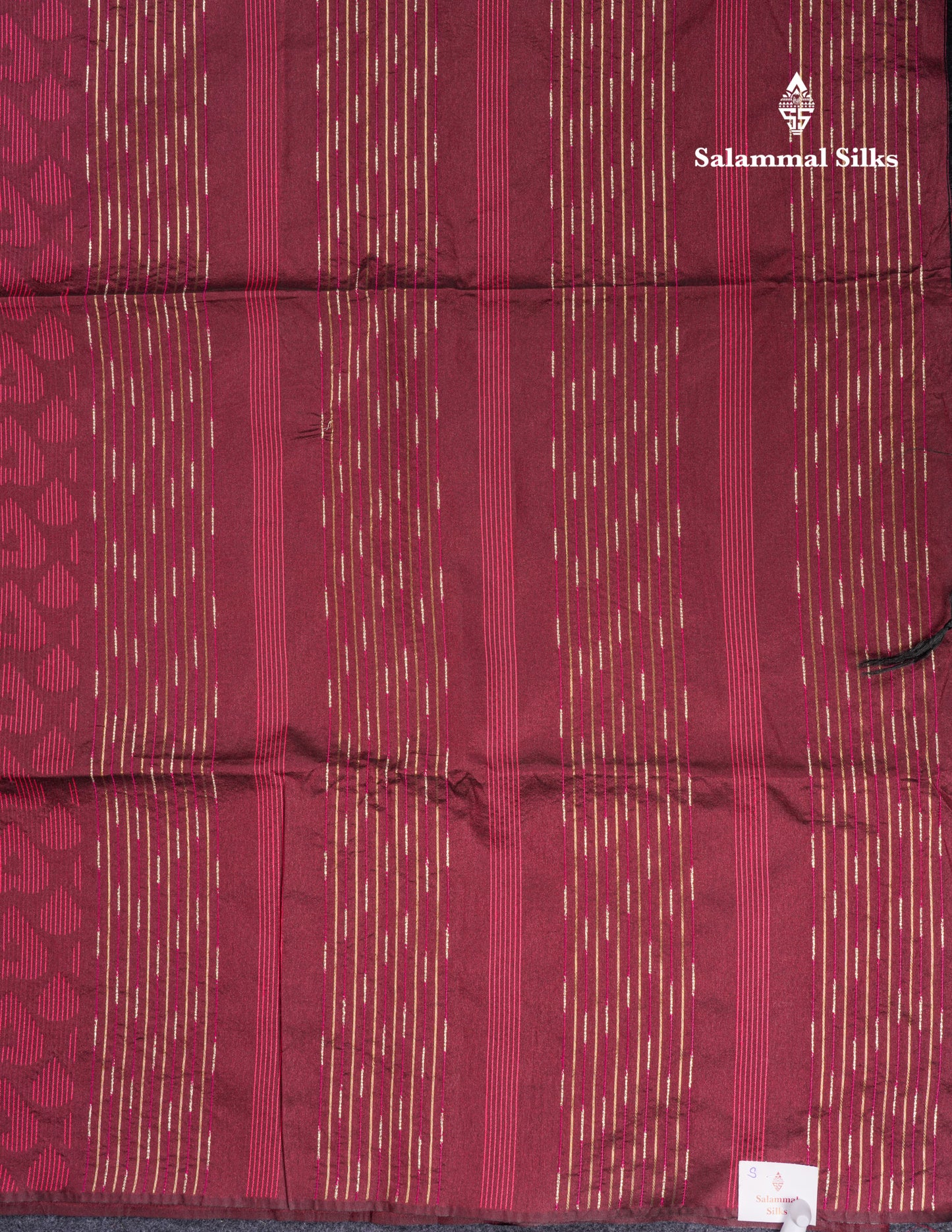 Dark Maroon Beautiful Fancy Saree With Blouse