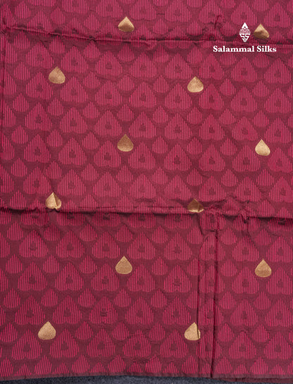 Dark Maroon Beautiful Fancy Saree With Blouse