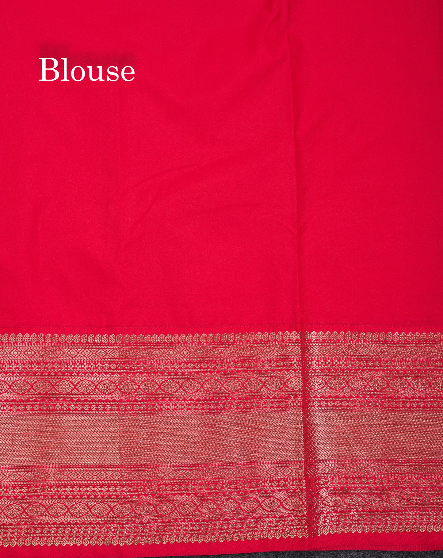 Beautiful Ramar Blue Semi Silk Saree With Contrast Chilly Red Traditional Evening Morning Border