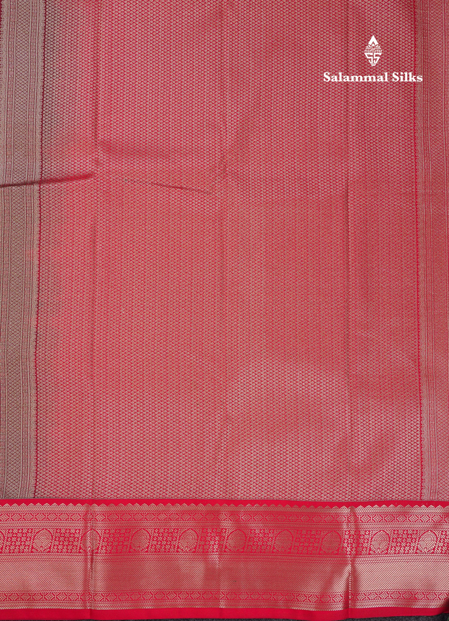 Beautiful Dark Violet Semi Silk Saree With Contrast Chilly Red Traditional Border