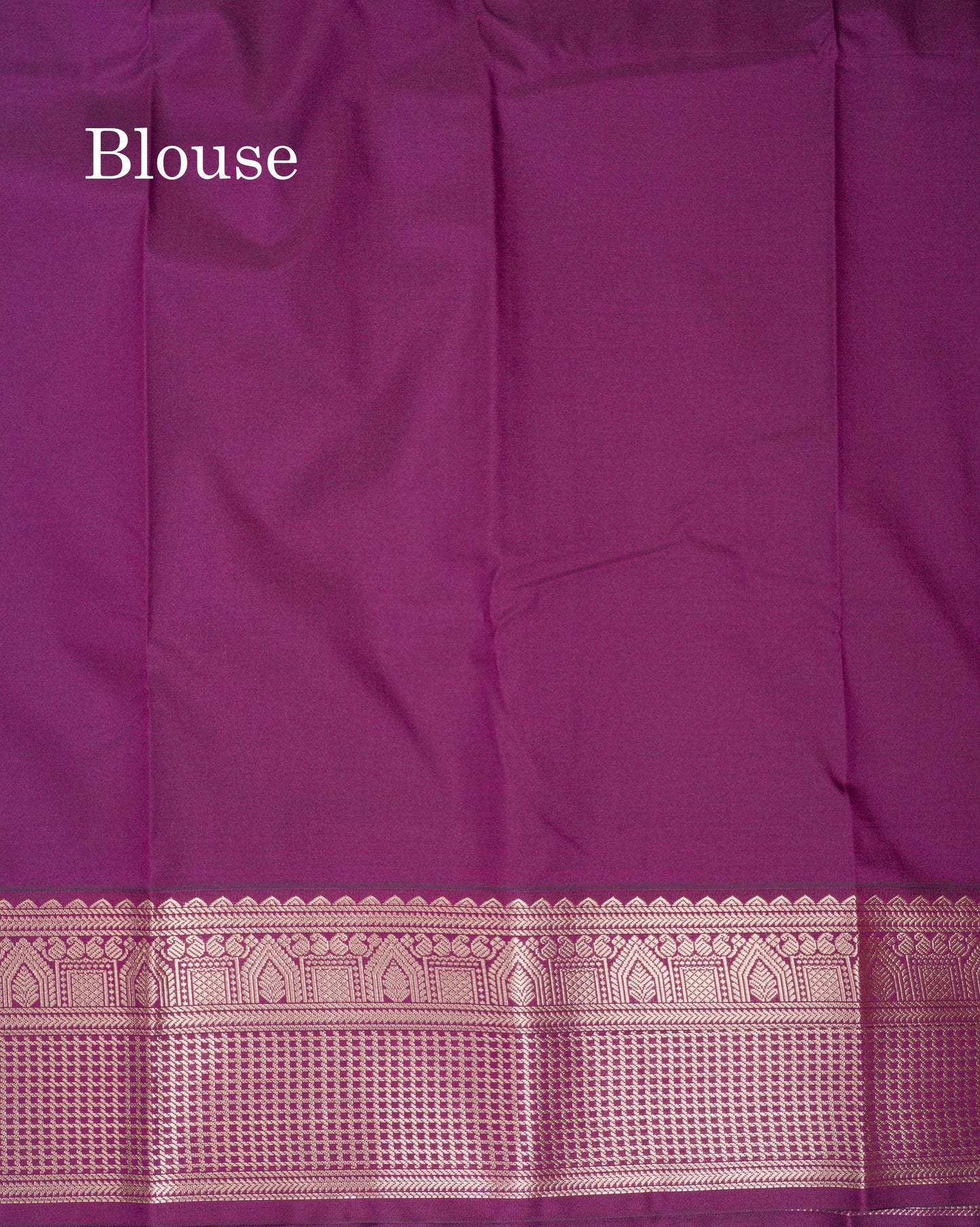 Beautiful Reddish Pink Checks Semi Silk Saree With Contrast Dark Magenta Traditional Border