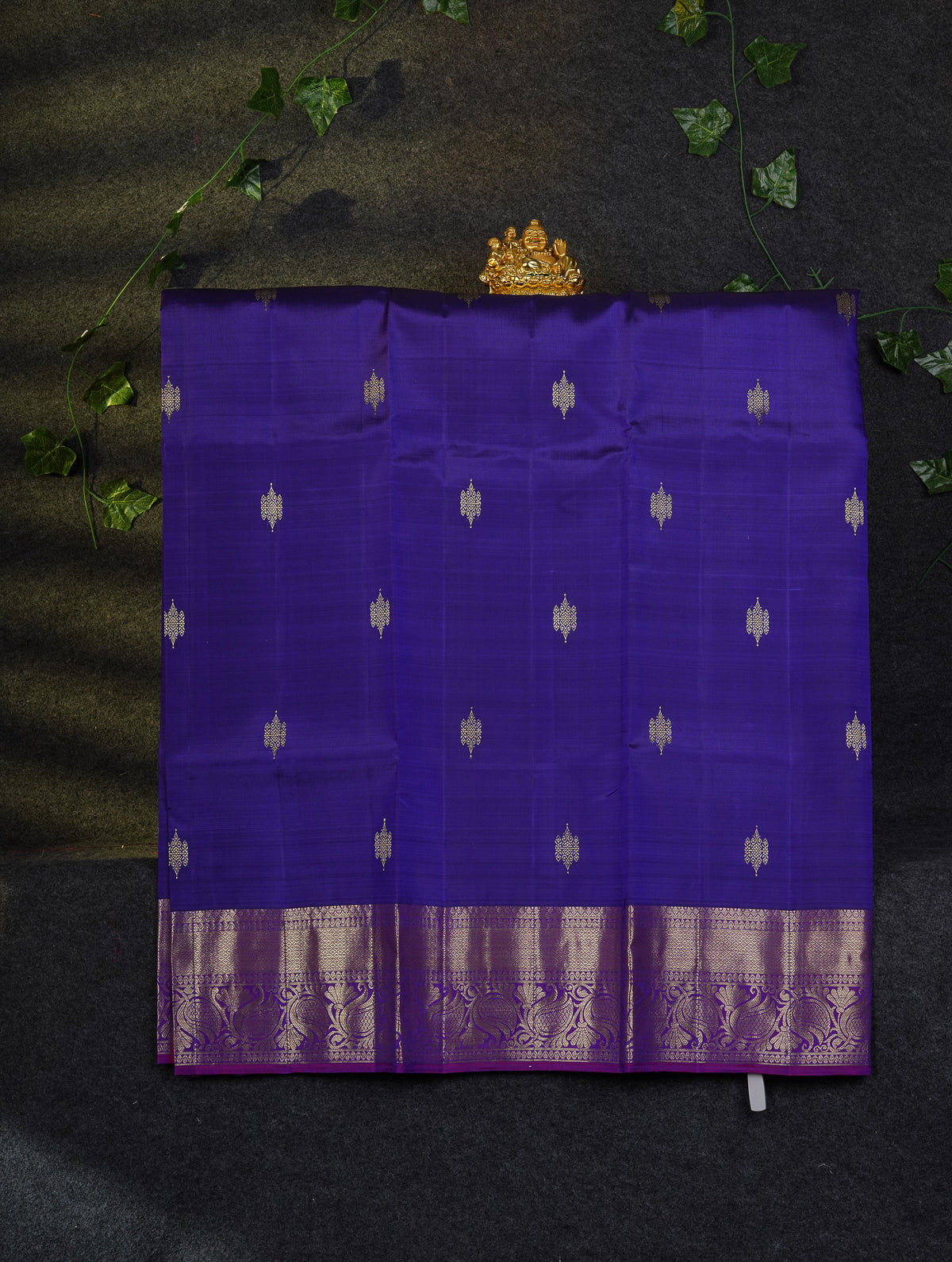 Beautiful Pure Silk Pattu Pavadai (Violet) With Contrast Pink Blouse 45"