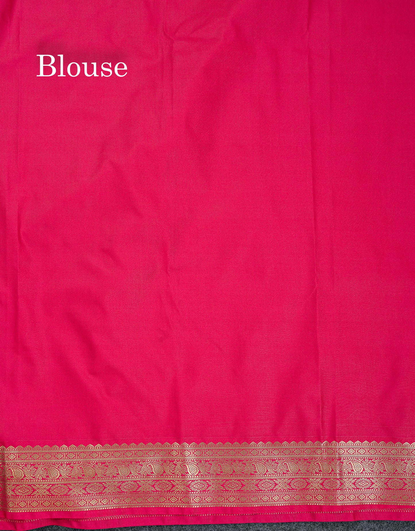 Beautiful Sapphire Green Semi Silk Saree With Contrast Pink Traditional Small Border