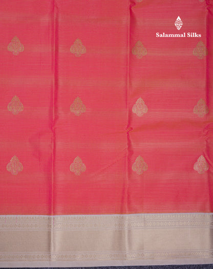Beautiful Manthulir Green Alai Vaira Oosi Semi Silk Saree With Contrast Cream Traditional Medium Border