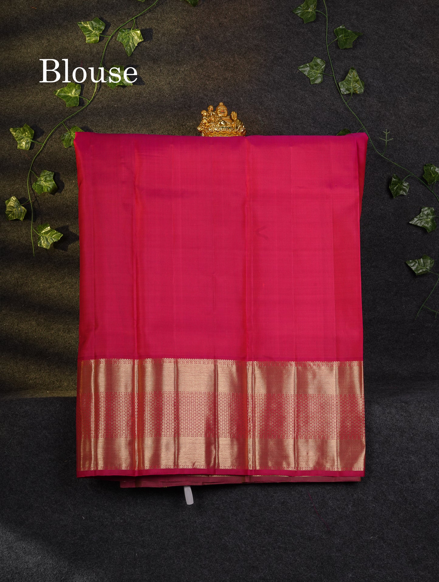 Beautiful Pure Silk Pattu Pavadai Checks With Butta (Manthulir Yellow) With Contrast Rani Pink Blouse 45"
