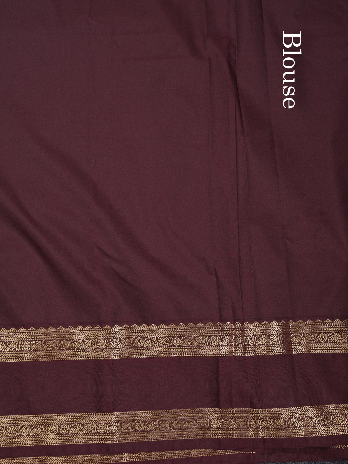 Beautiful Cream Sandal Checks With Butta Semi Silk Saree With Contrast Dark Brown Traditional Rettapet Border