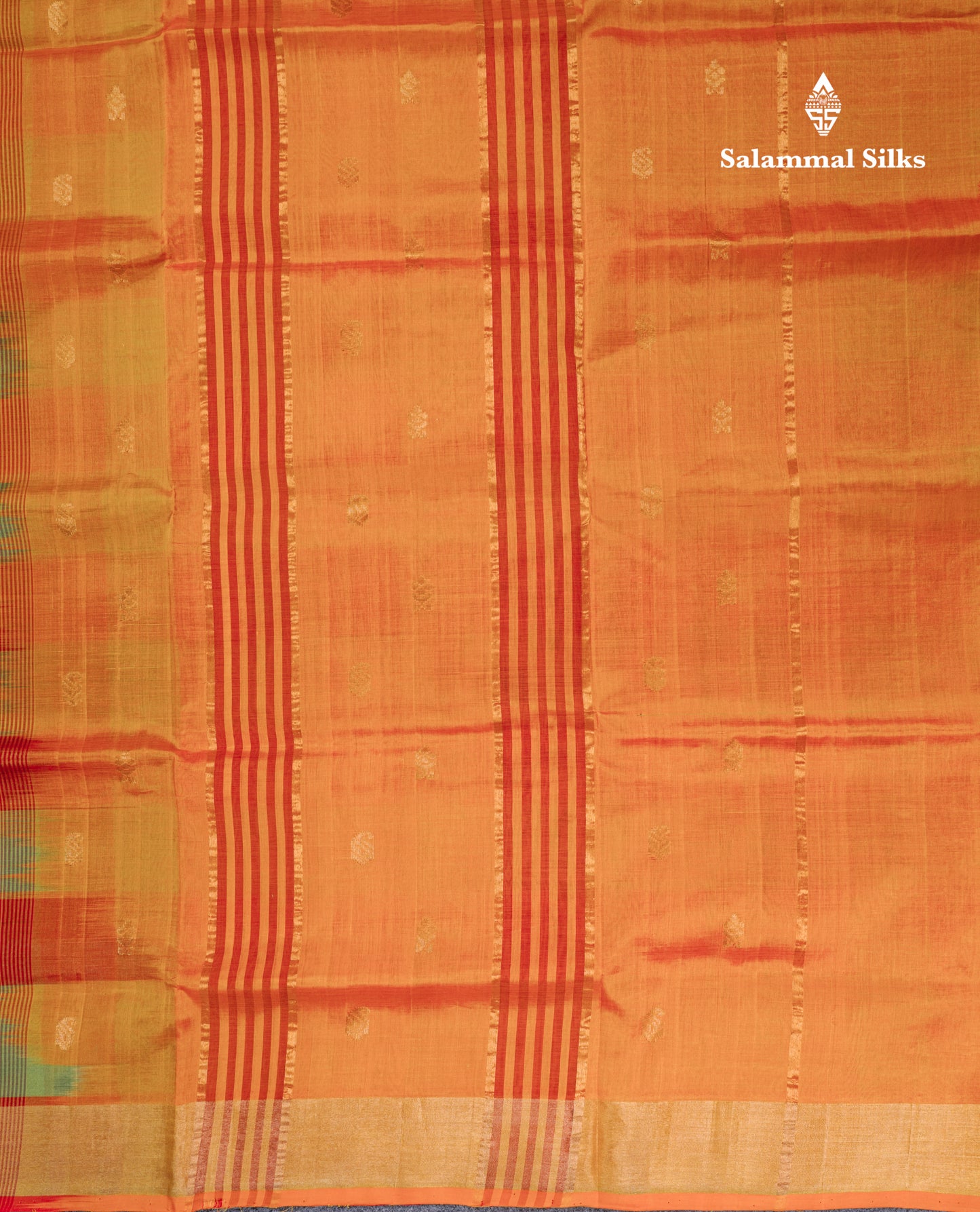 Paalum Pazham Checks Pure Silk Cotton Saree With Contrast Mustard Yellow Blouse