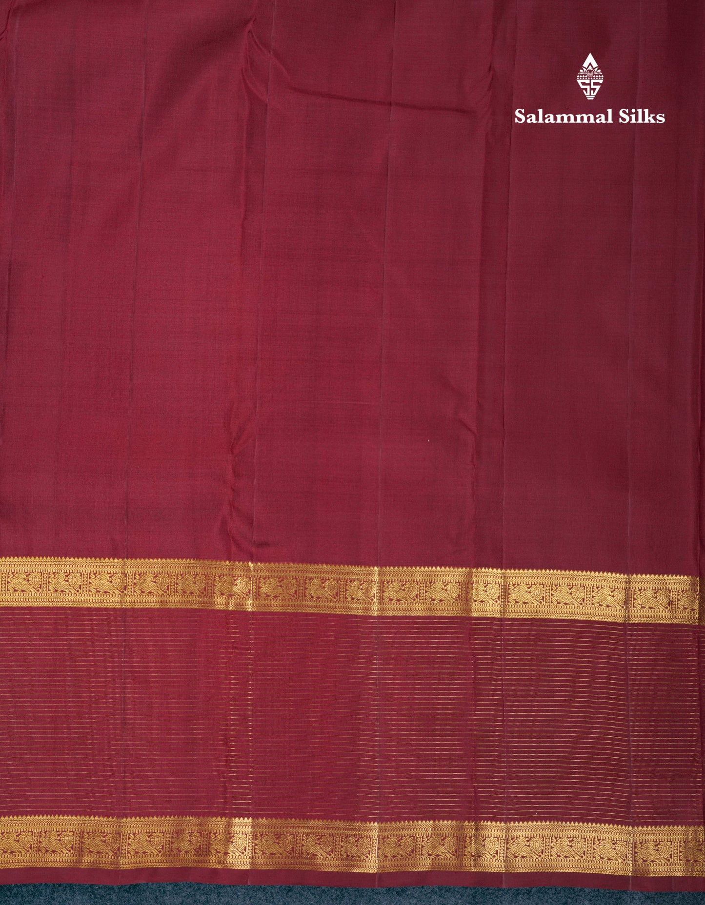 Dual Tone Mustard Yellow Pure Kanjivaram Silk Saree With Contrast Dark Maroon Vaira Oosi Tiny Checks With Traditional Butta Border