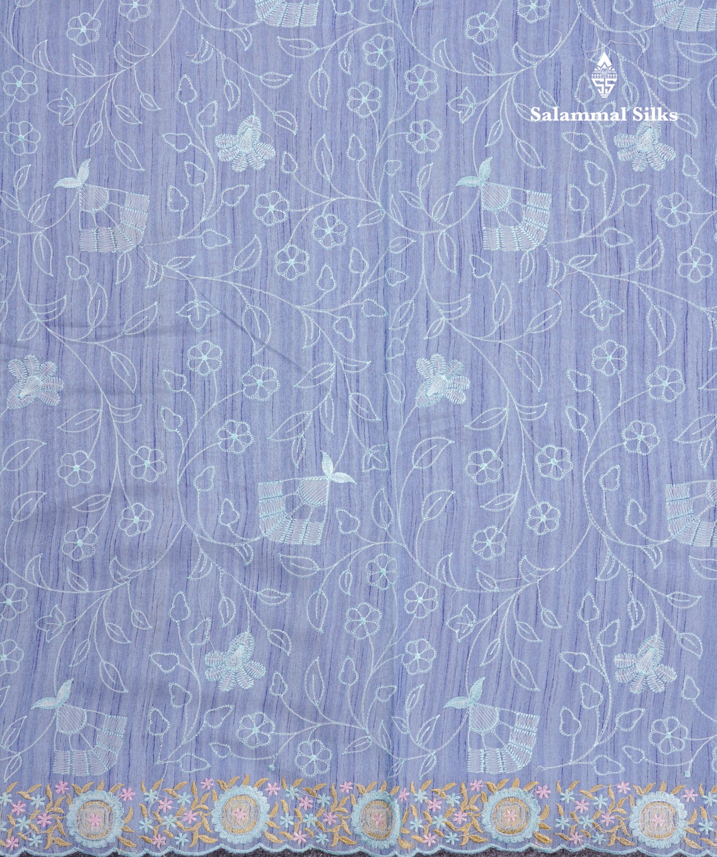 Grey Fancy Saree With Designer Border