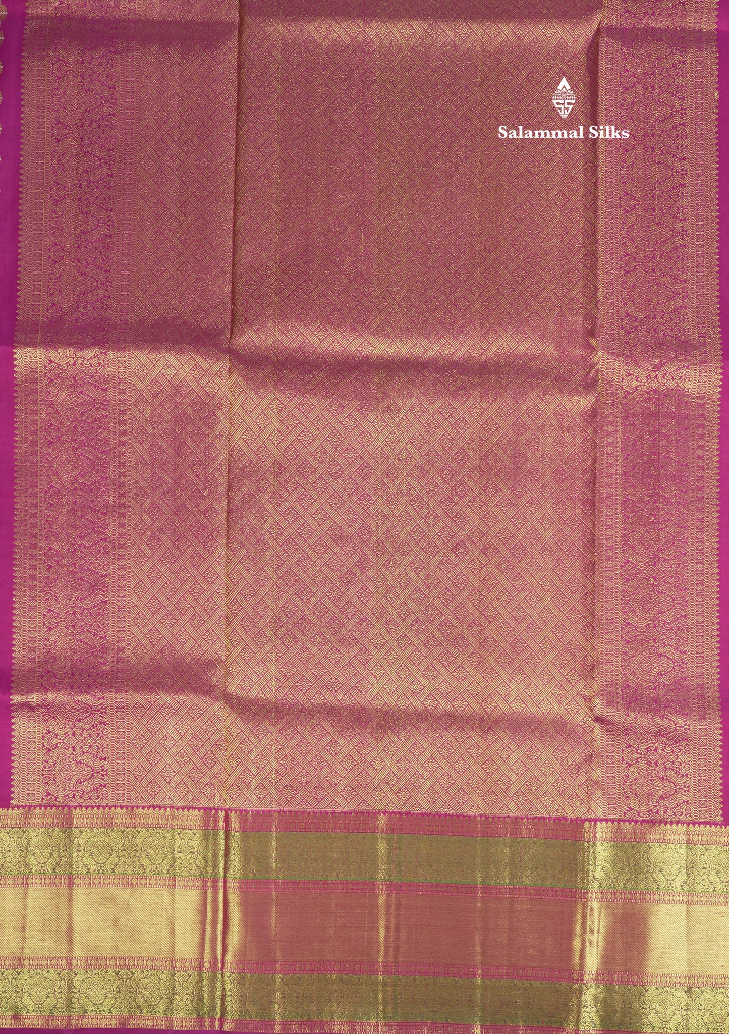 Vadamalli Bridal Pure Kanjivaram Silk Saree With Rettapet Border