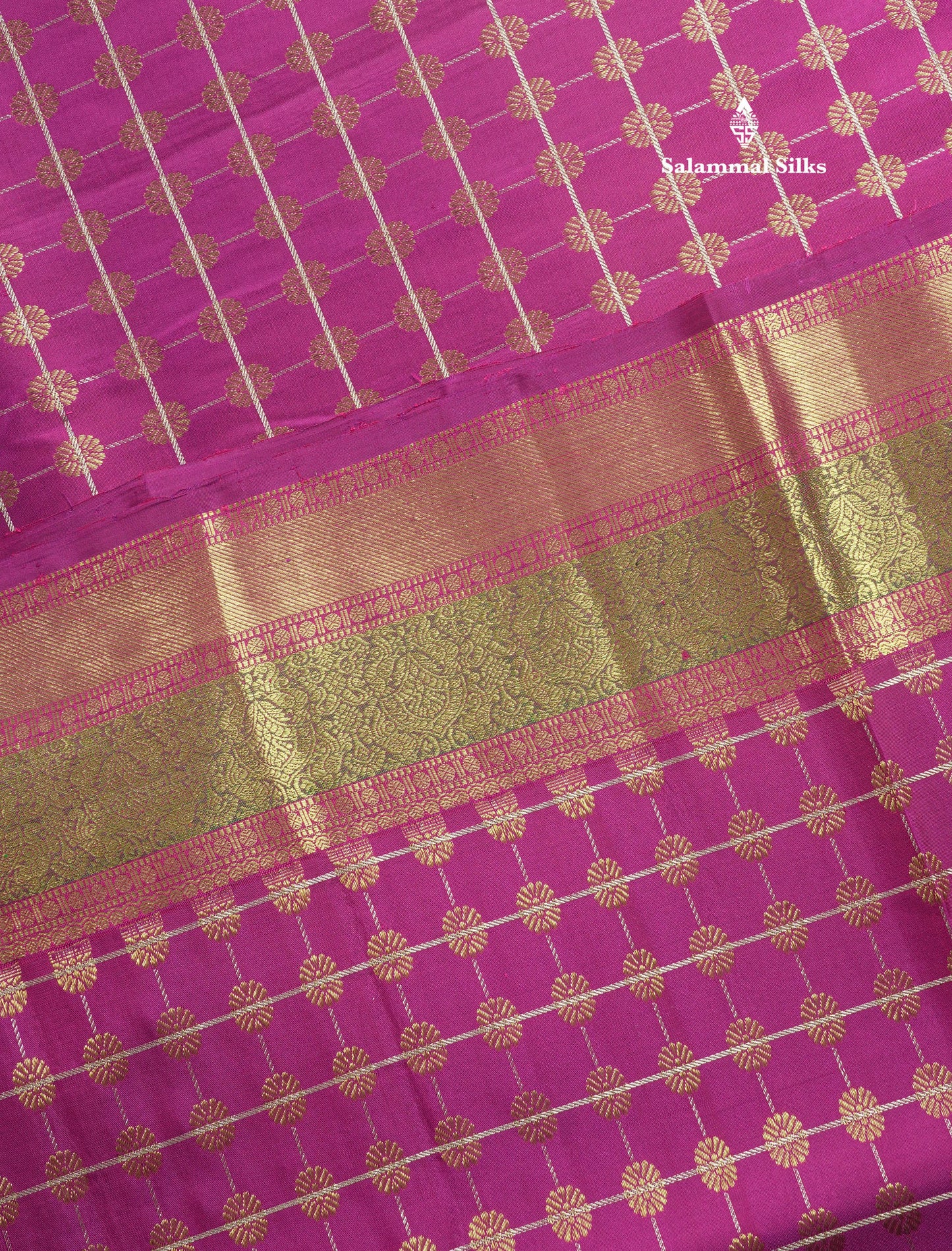 Vadamalli Bridal Pure Kanjivaram Silk Saree With Rettapet Border