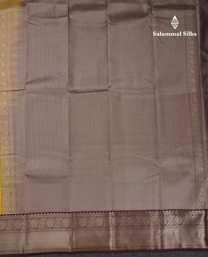 Beautiful Pink Vaira Oosi With Butta Semi Silk Saree With Contrast Dark Brown Traditional Border