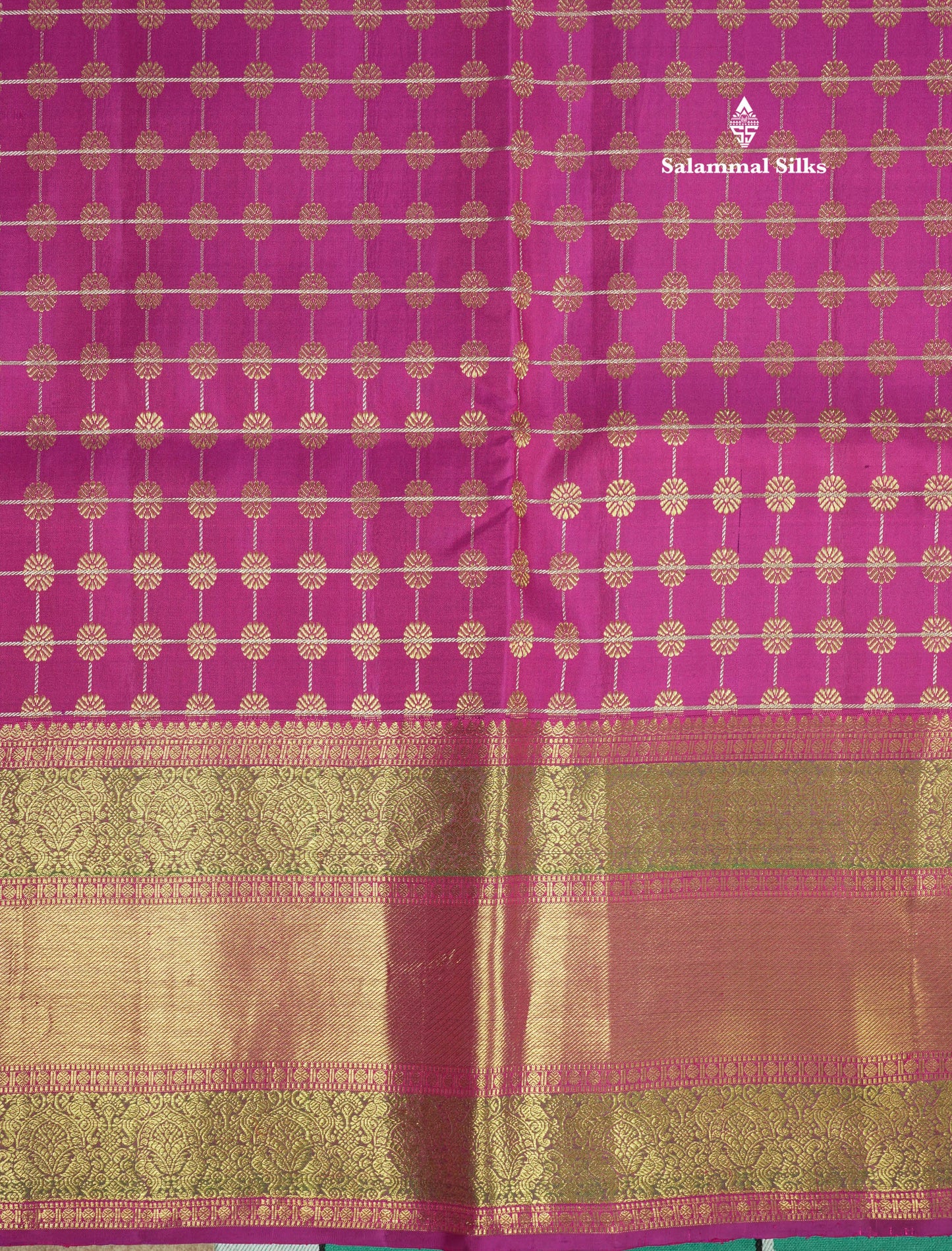 Vadamalli Bridal Pure Kanjivaram Silk Saree With Rettapet Border