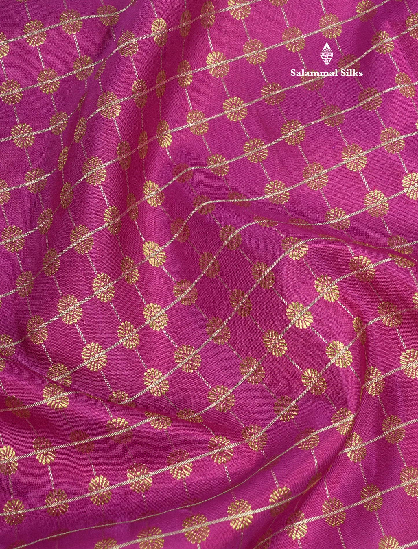 Vadamalli Bridal Pure Kanjivaram Silk Saree With Rettapet Border