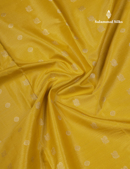 Beautiful Pink Vaira Oosi With Butta Semi Silk Saree With Contrast Dark Brown Traditional Border