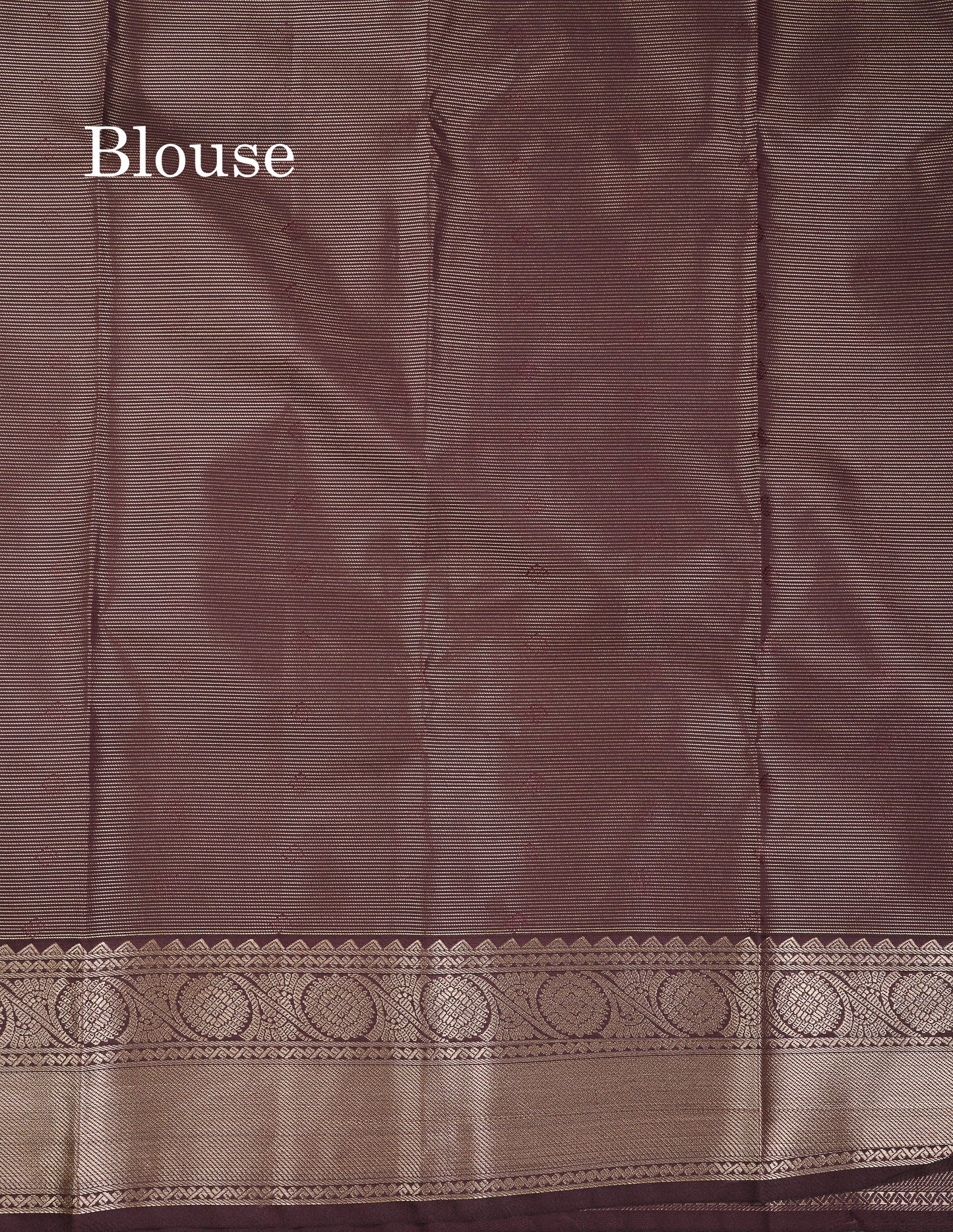 Beautiful Pink Vaira Oosi With Butta Semi Silk Saree With Contrast Dark Brown Traditional Border
