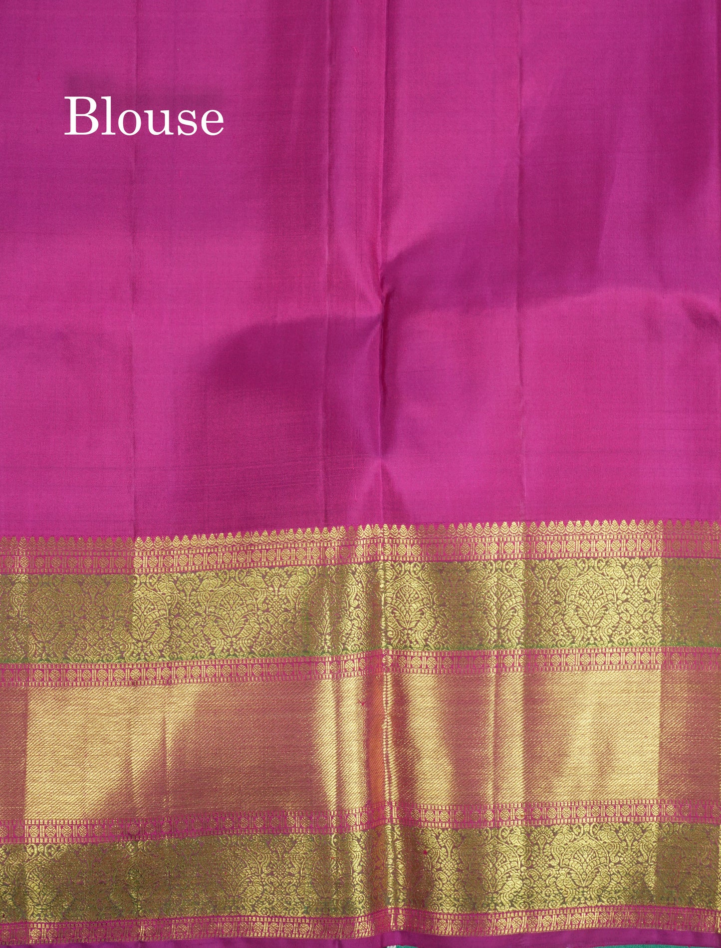 Vadamalli Bridal Pure Kanjivaram Silk Saree With Rettapet Border