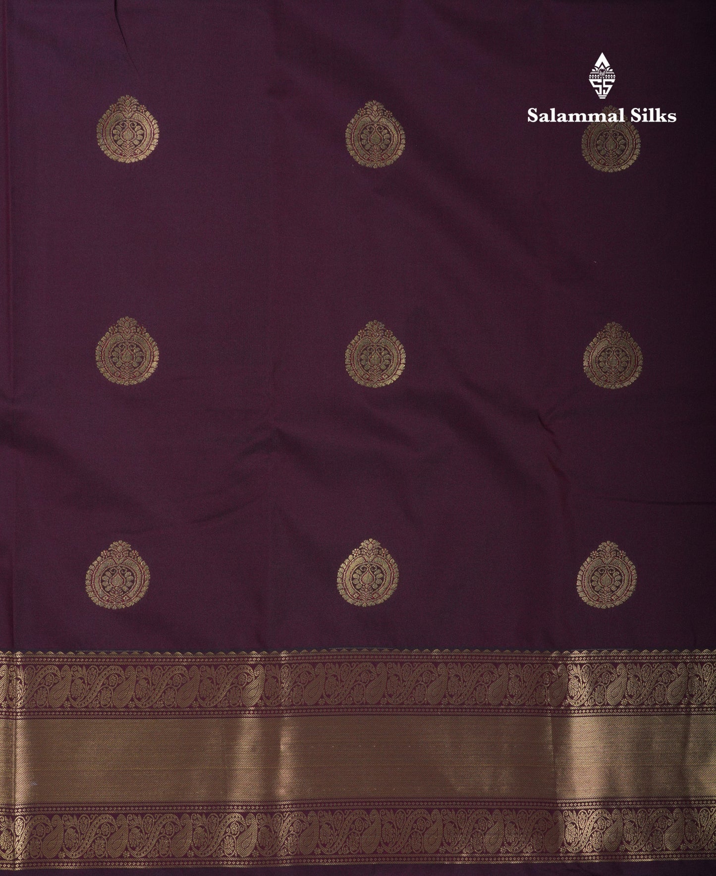 Beautiful Royal Blue Semi Silk Saree With Traditional Border
