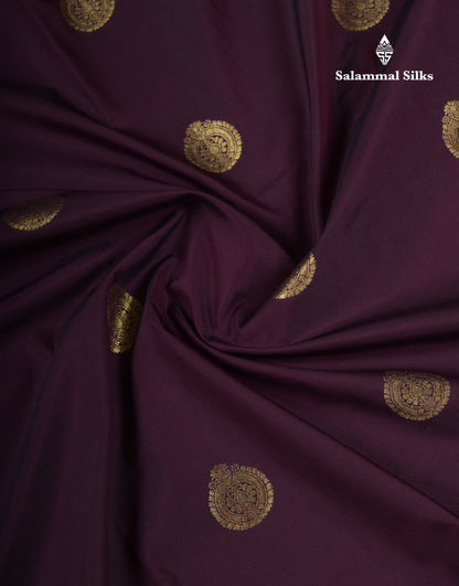 Beautiful Royal Blue Semi Silk Saree With Traditional Border