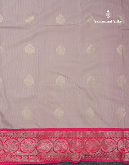Beautiful Manthulir Yellow Semi Silk Saree With Contrast Cream Sandal Traditional Border