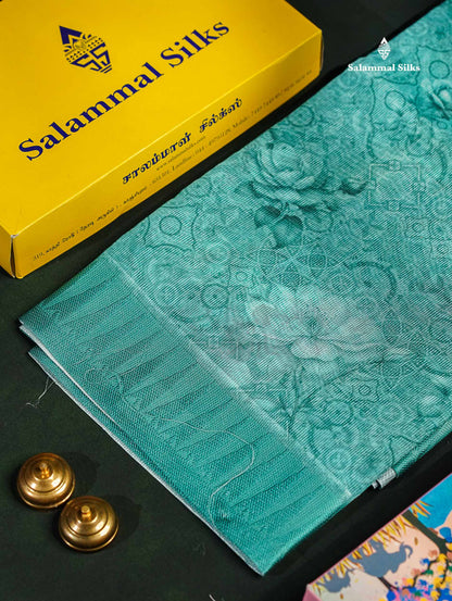 Kota Mix Saree - Light Chocolate Floral Design Along With Fancy Border