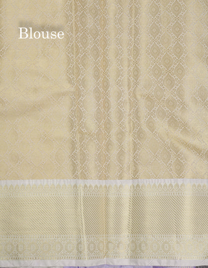 Golden Violet Nayanthara Inspired Beautiful Super Premium Fancy Saree