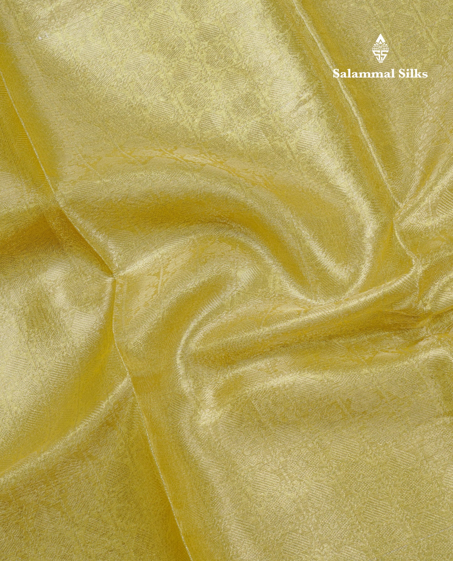 Celebrity Tissue Saree Light Gold With Baby Pink Grand Blouse