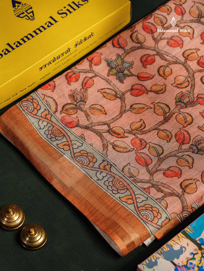 Beautiful Grey Fancy Kota Mix Tissue Saree With Contrast Elaichi Green Blouse