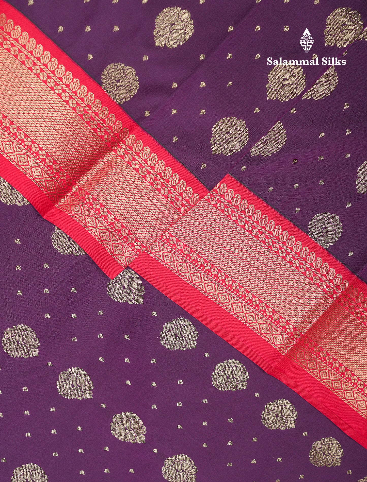 Beautiful Ramar Blue Semi Silk Saree With Contrast Chilly Red Traditional Evening Morning Border