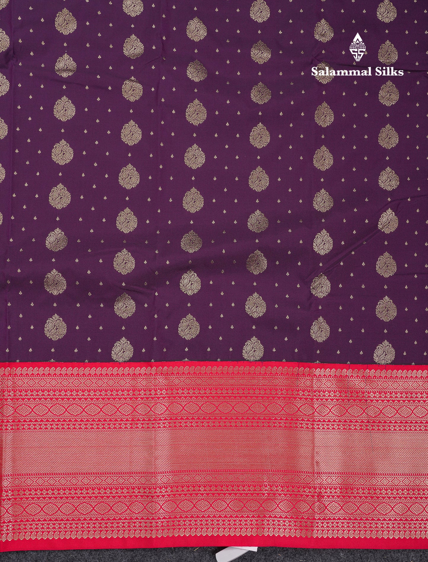 Beautiful Ramar Blue Semi Silk Saree With Contrast Chilly Red Traditional Evening Morning Border