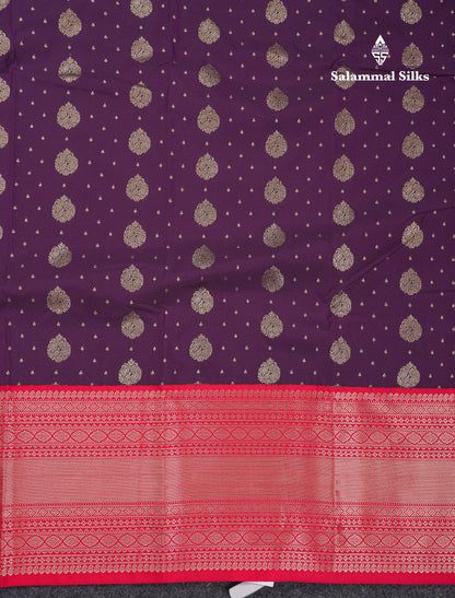 Beautiful Ramar Blue Semi Silk Saree With Contrast Chilly Red Traditional Evening Morning Border
