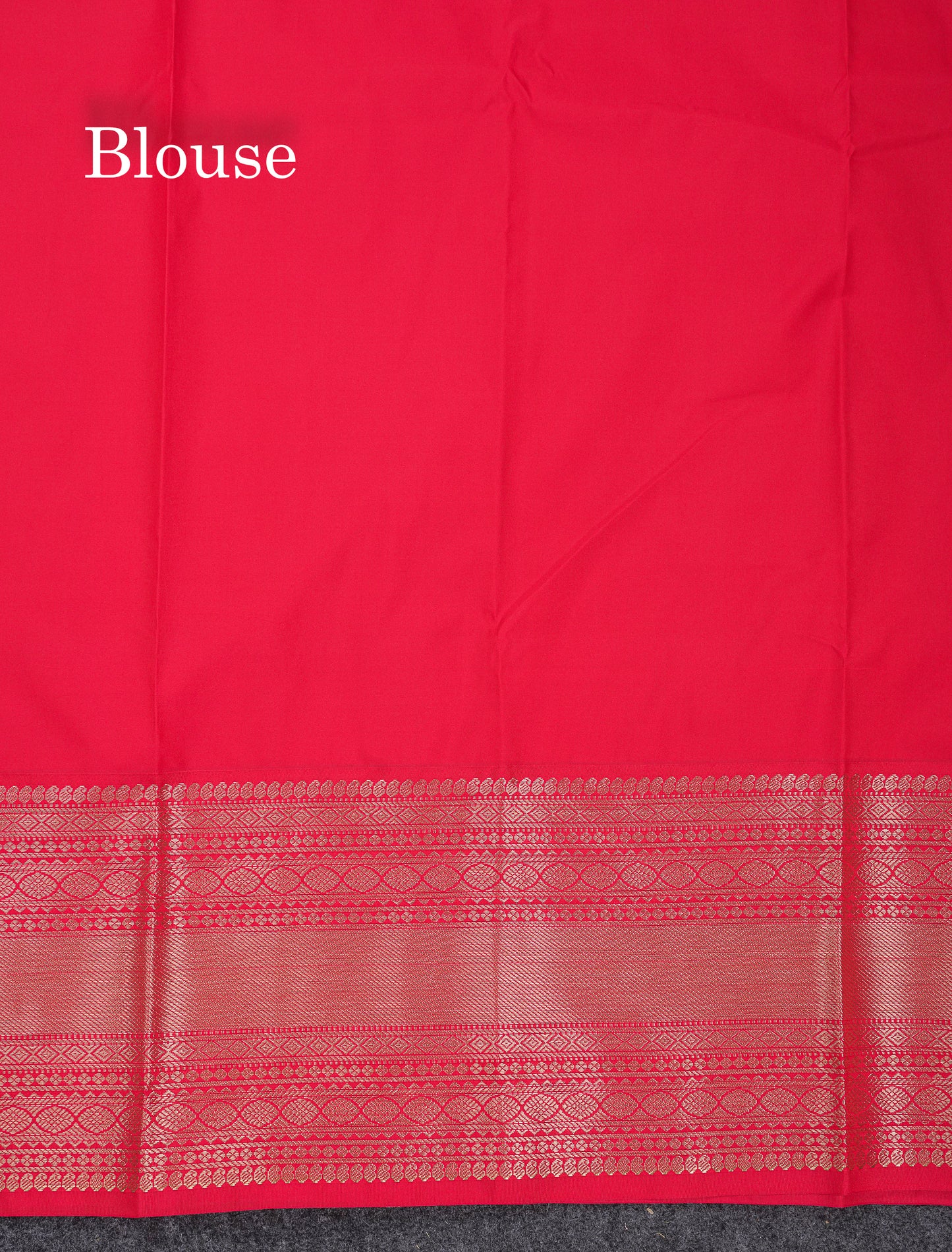 Beautiful Ramar Blue Semi Silk Saree With Contrast Chilly Red Traditional Evening Morning Border