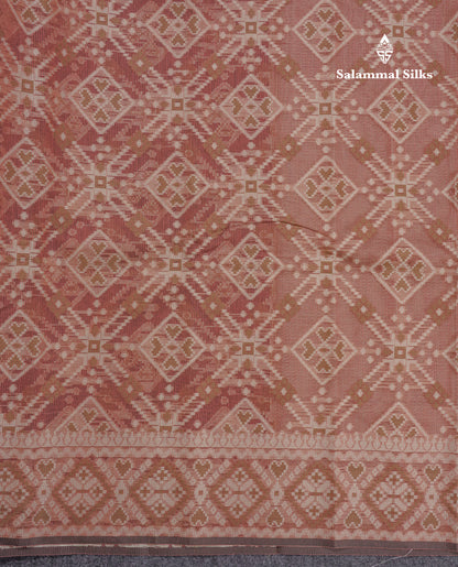 Chocolate Thread Kota Saree With Fancy Border