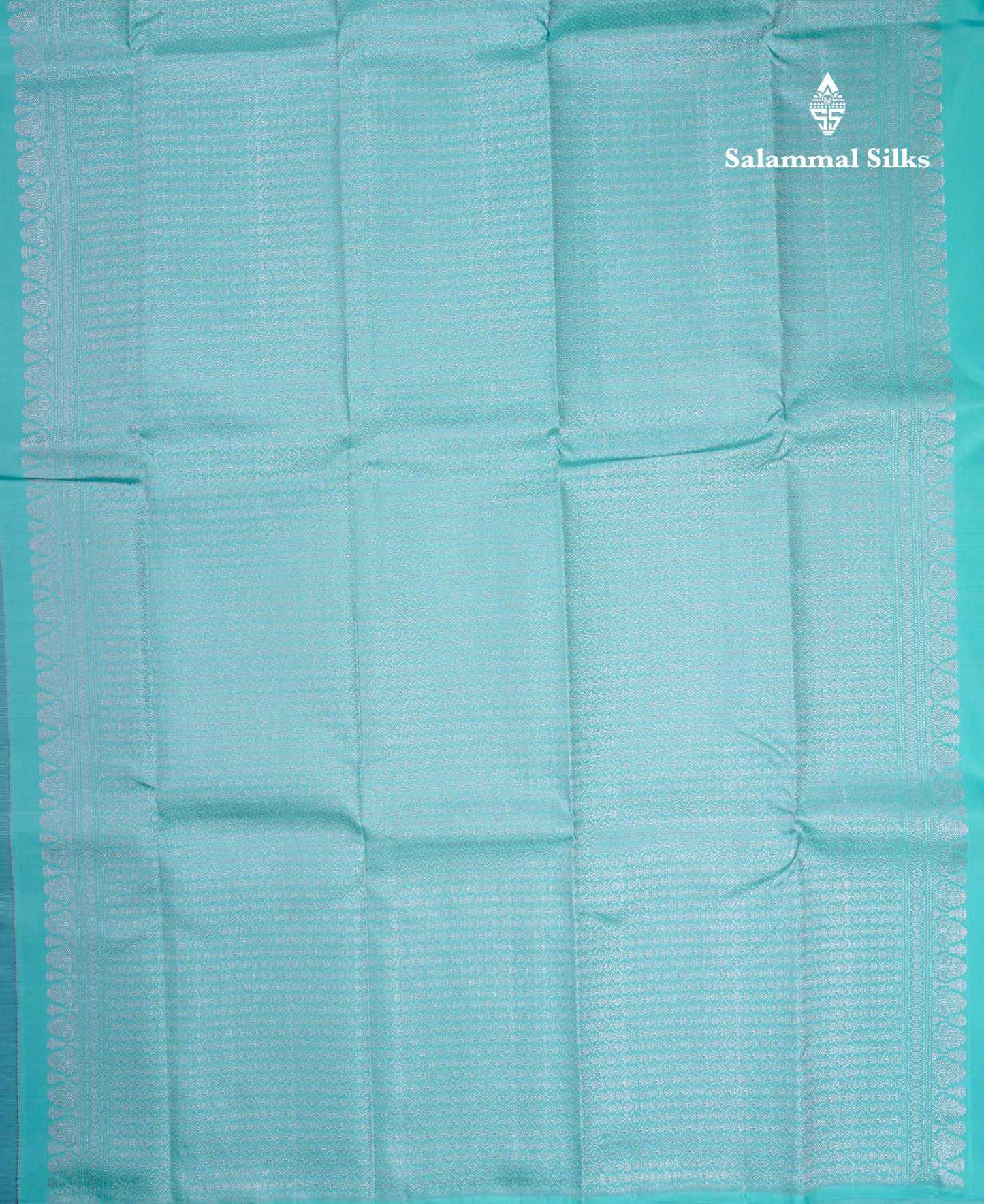 Beautiful Violet Fancy Pure Kanjivaram Silk Saree With Contrast Sea Green Blouse