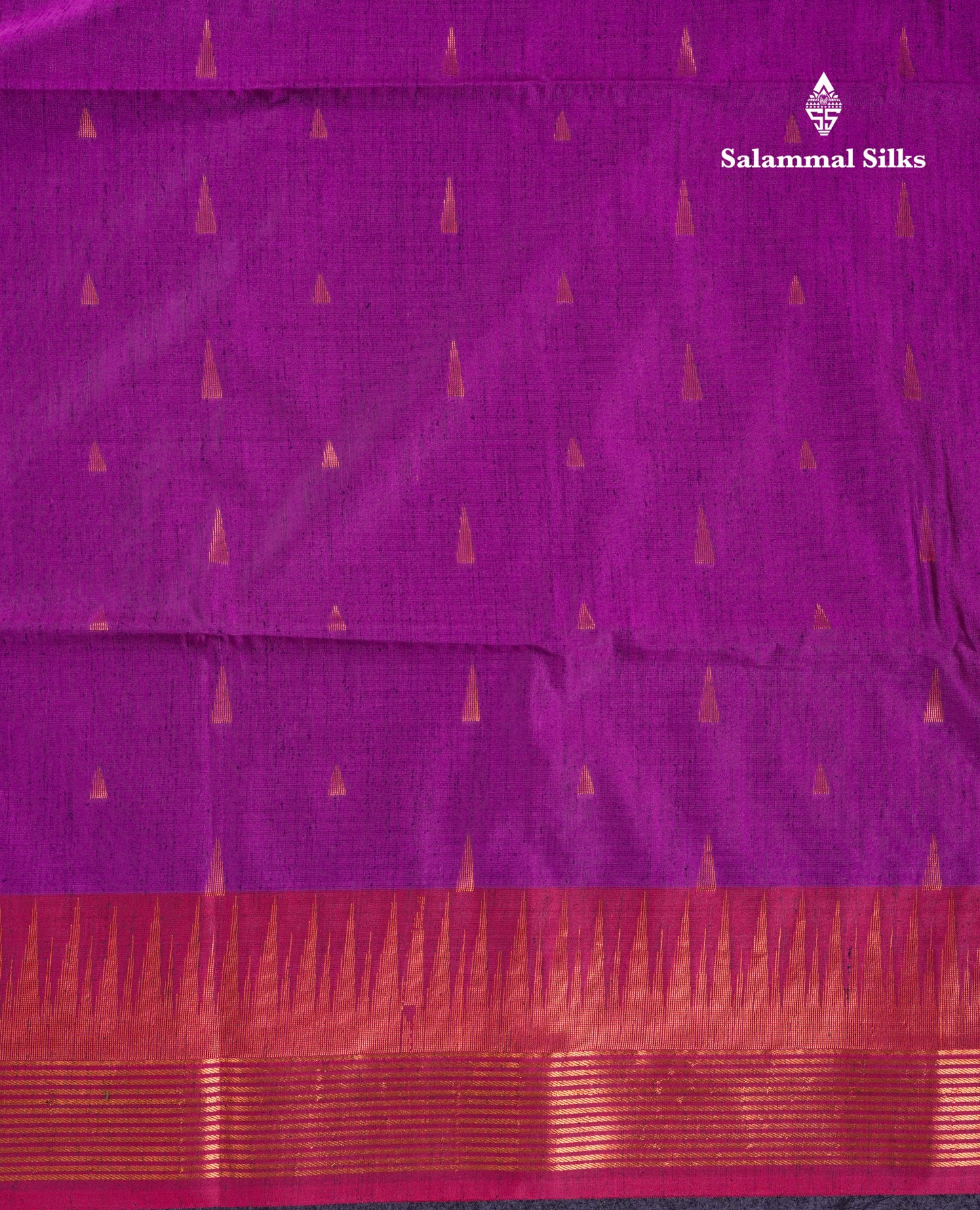 Beautiful Parrot Green Jute Semi Soft Silk Saree With Contrast Dark Purple Temple Border