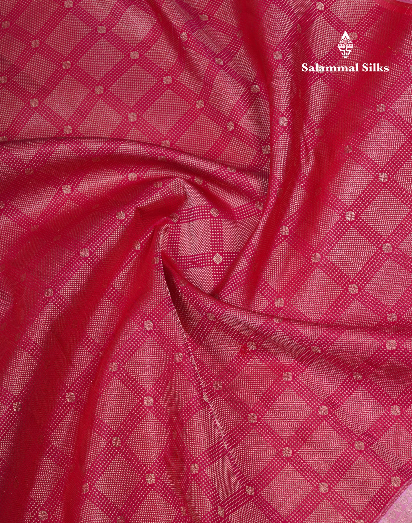Beautiful Reddish Pink Fancy Bridal Pure Kanjivaram Silk Saree With Contrast Light Pink Border