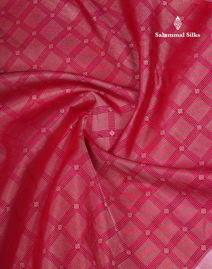 Beautiful Reddish Pink Fancy Bridal Pure Kanjivaram Silk Saree With Contrast Light Pink Border