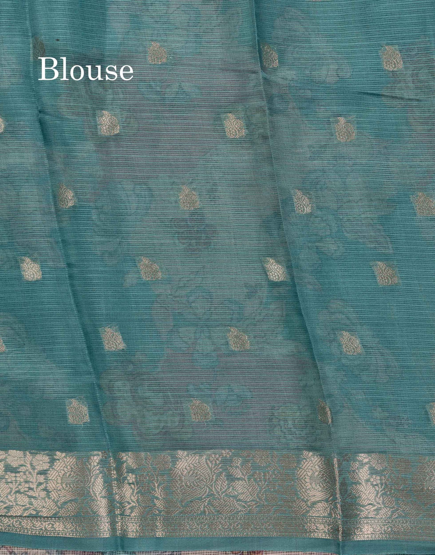 Beautiful Multicolour Kota Cotton Mix Fancy Saree With Contrast Pastel Violet Butta Blouse