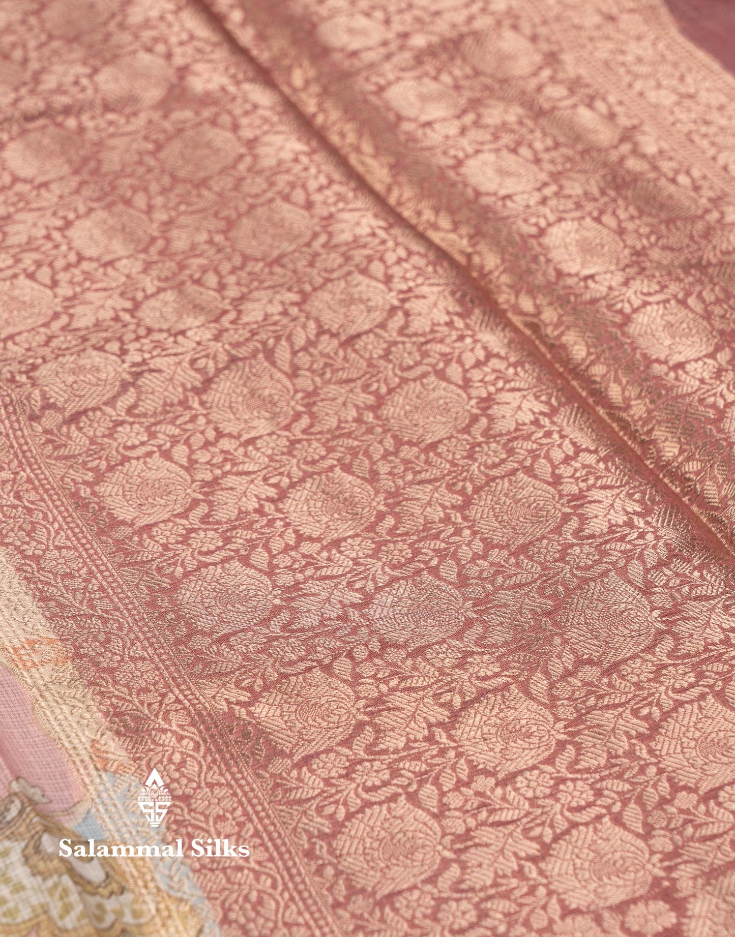 Beautiful Multicolour Kota Cotton Mix Fancy Saree With Contrast Pastel Violet Butta Blouse