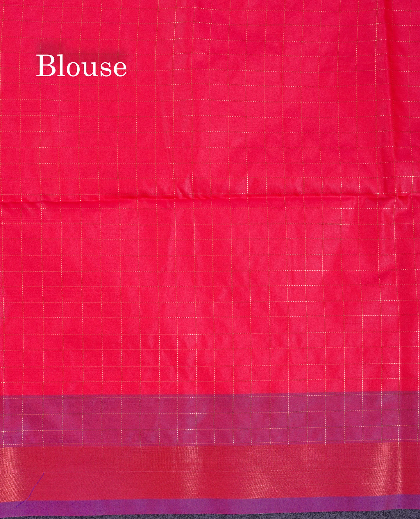 Beautiful Light Rexona Green Zari Checks With Butta Soft Silk Mix Saree With Contrast Dark Purple Blouse