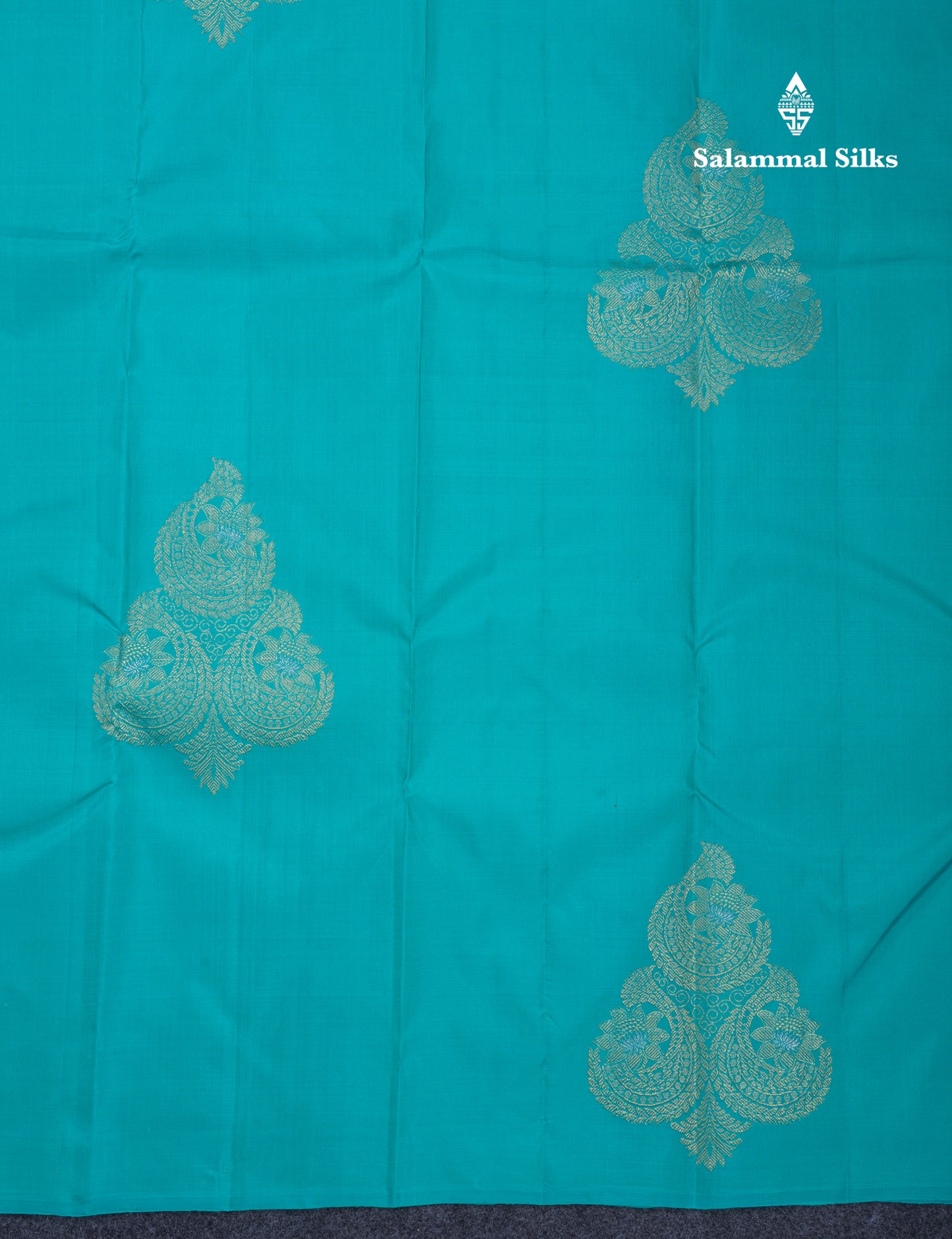 Beautiful Sapphire Blue Fancy Pure Kanjivaram Silk Saree With Contrast Pinkish Orange Blouse