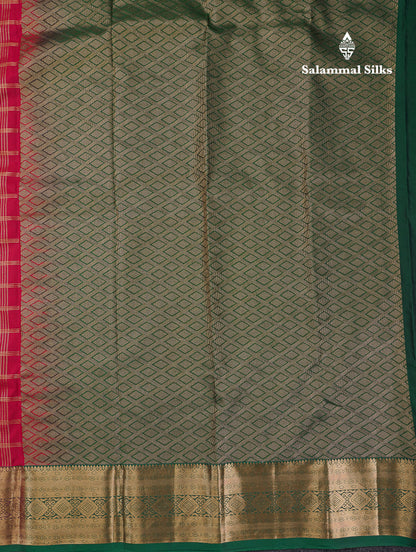 Beautiful Dark Magenta Checks With Butta Semi Silk Saree With Contrast Light Violet Traditional Evening Morning Border