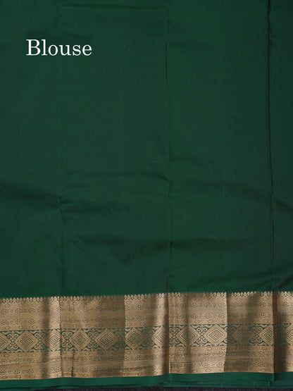 Beautiful Dark Magenta Checks With Butta Semi Silk Saree With Contrast Light Violet Traditional Evening Morning Border