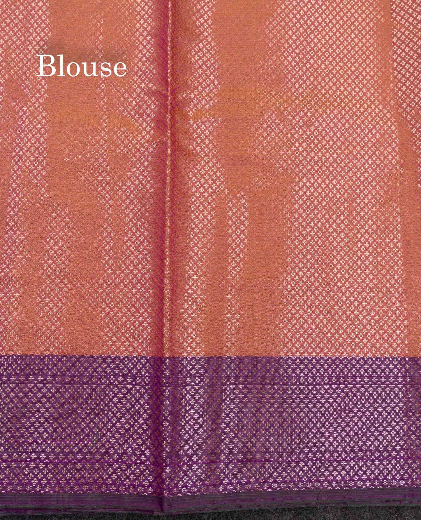 Beautiful Dual Tone Pink Shade Semi Silk Saree With Contrast Magenta Traditional Border